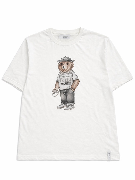 Art of Football Other - Men's White Bear Graphic Short Sleeve Tee